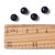KPL49 Koraliki akrylowe kule 8mm 50szt czarne