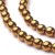 HEM90 Hematyt koraliki kule kulki 3mm złote
