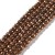 HEM91 Hematyt koraliki fasetowane kule 4mm miedziane PVD