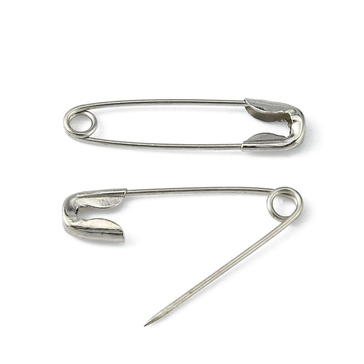ISA03 Agrafki srebrne agrafka 20x5mm 50szt