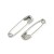 ISA03 Agrafki srebrne agrafka 20x5mm 50szt