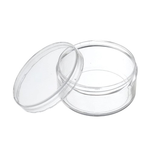 SP39 Pojemnik słoiczek plastikowy PS z nakrętką 90ml transparentny