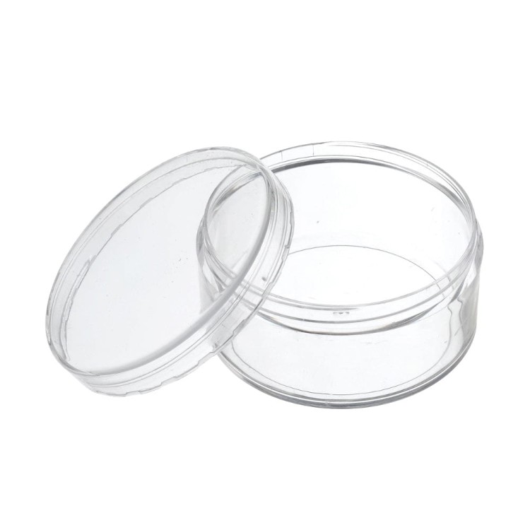 SP39 Pojemnik słoiczek plastikowy PS z nakrętką 90ml transparentny