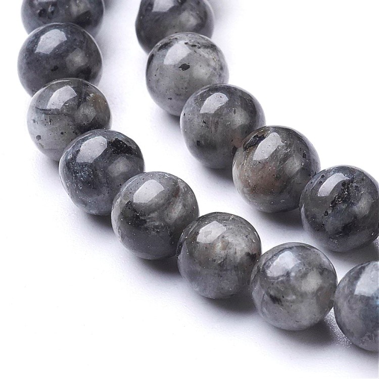 KK150 Larvikit norweski kamień księżycowy naturalny koraliki kule 6mm