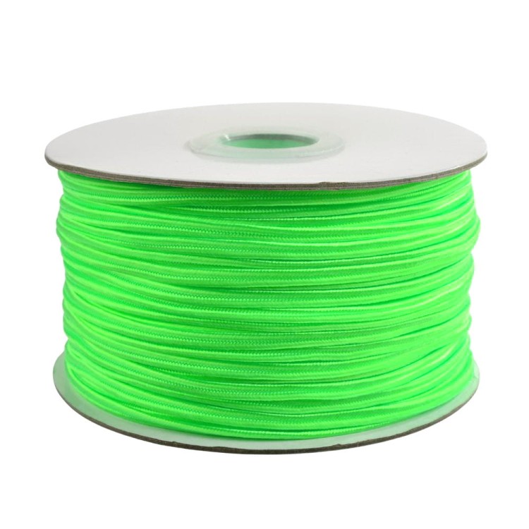 SOU42 Sznurek sutaszowy 3mm x 1,2mm rolka 50m - intensywny zielony