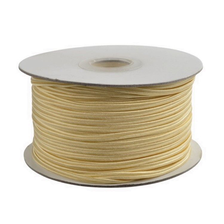 sou17 Sutasz SOUTACHE 2m 3mm/1,2 waniliowy