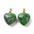 ZKA13 Zawieszka wisior serce serduszko z kamieniem