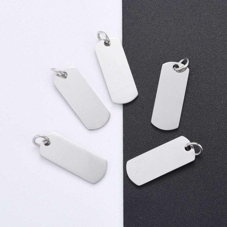 ZAW1068 Zawieszka blaszka prostokątna