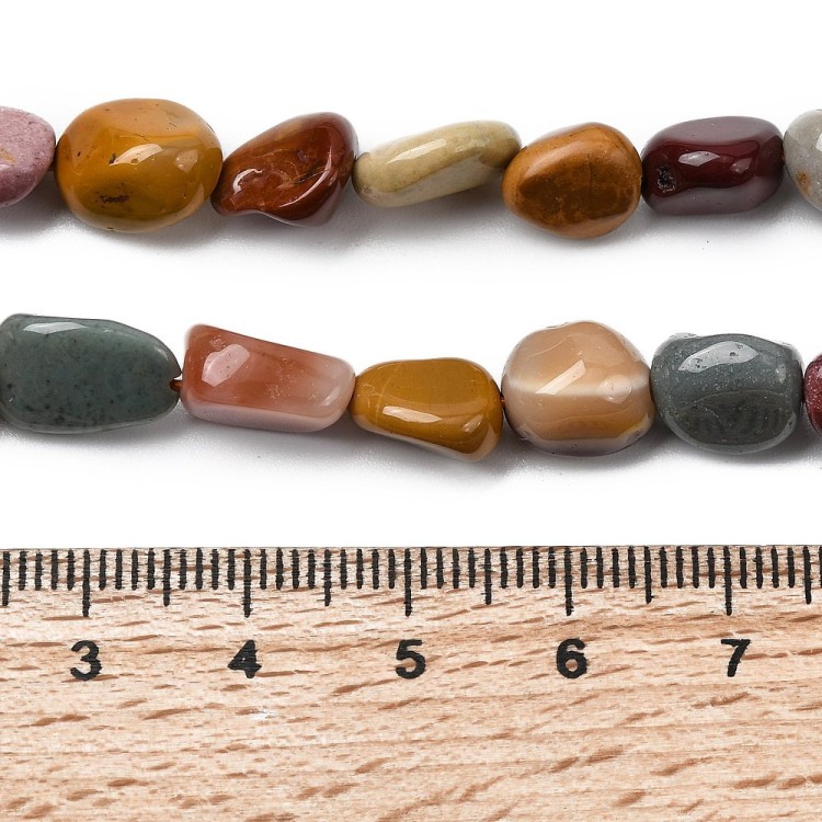 AGP155 Agat Alashan kamień naturalny koraliki bryłki 8x6mm-11x8mm