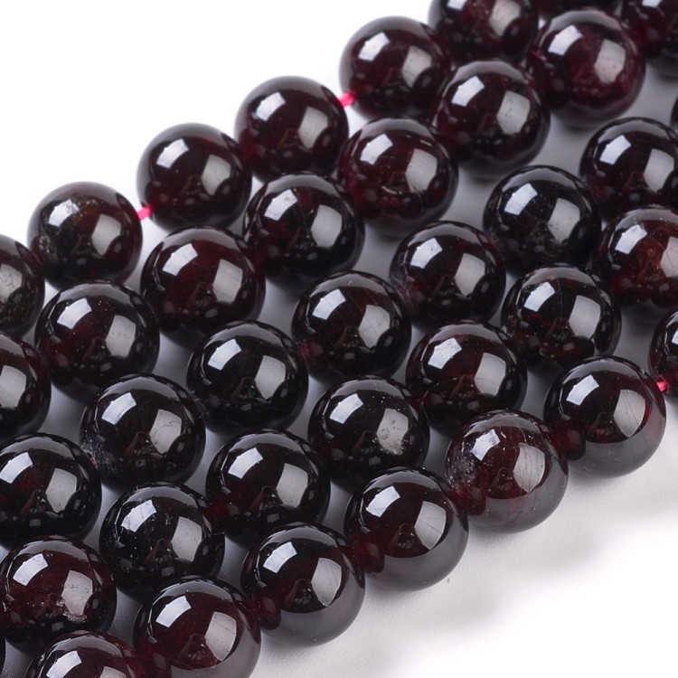GNT11 Granat kamień naturalny koraliki kule 10mm