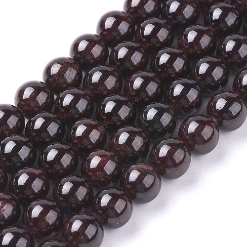 GNT13 Granat kamień naturalny koraliki kule 8mm