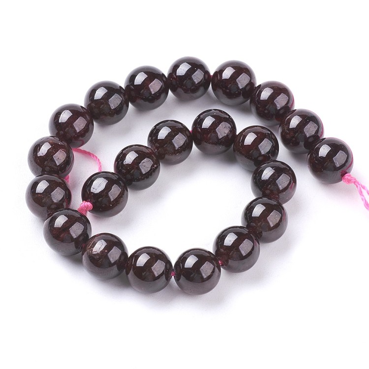 GNT13 Granat kamień naturalny koraliki kule 8mm