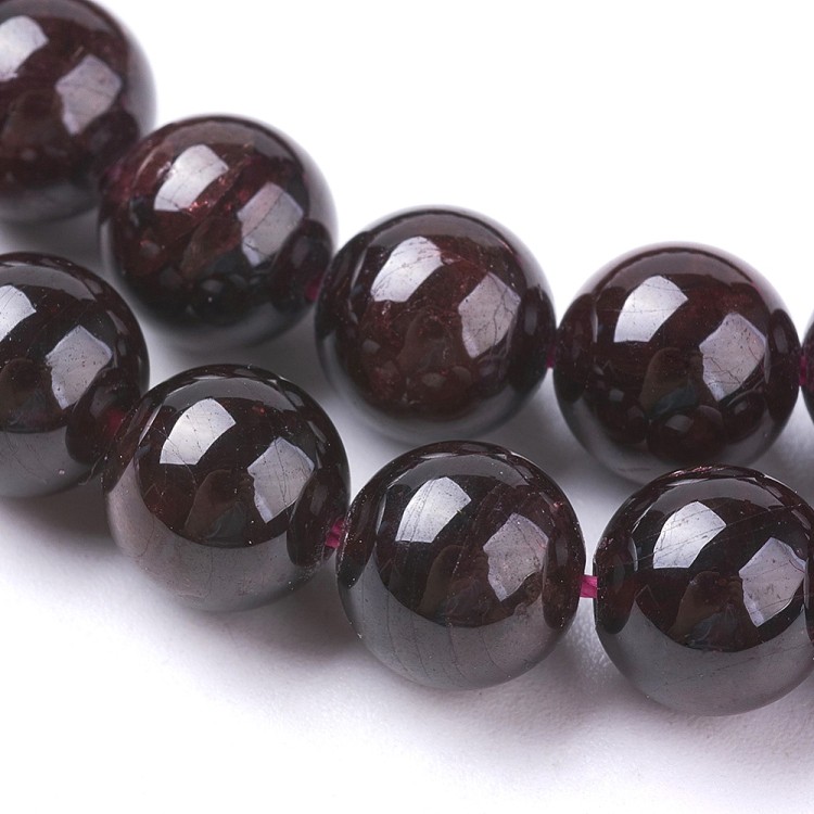 GNT13 Granat kamień naturalny koraliki kule 8mm