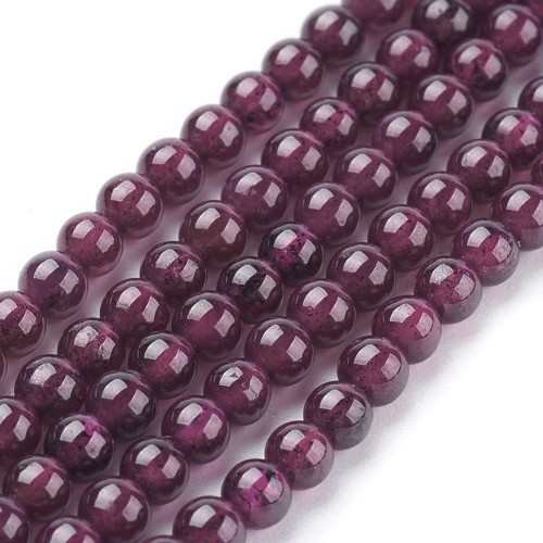 GNT16 Granat kamień naturalny koraliki kule 3mm