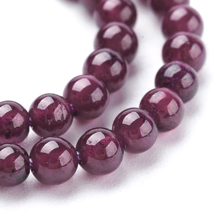 GNT16 Granat kamień naturalny koraliki kule 3mm