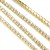 TB45 Taśma biżuteryjna z cyrkoniami kryształkami SS8 2,4mm gold/crystal