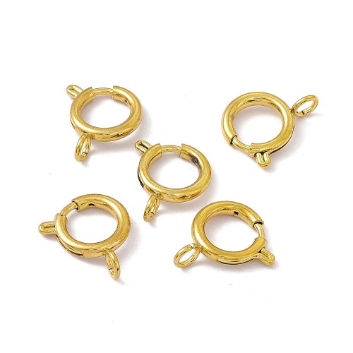 ZAP447 Zapięcie do biżuterii federing 13mm stal nierdzewna złote PVD 18K