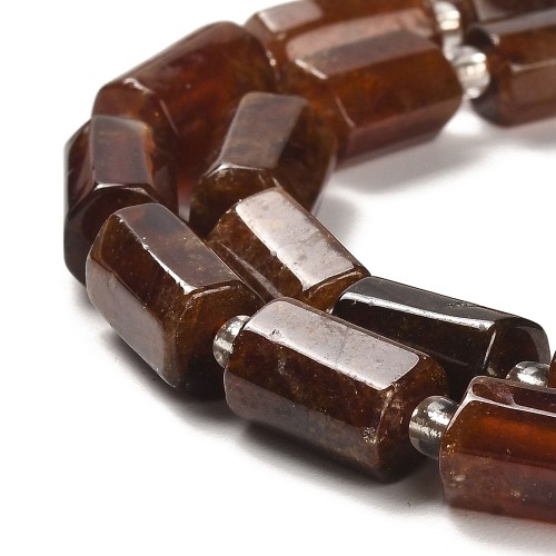 GNT28 Granat kamień naturalny koraliki walec 10x6mm