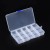 ORG98 Plastikowy pojemnik 175x100mm organizer 15 przegródek na koraliki drobiazgi