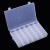 ORG61 Plastikowy pojemnik 280x178mm organizer z 36 przegródkami na koraliki drobiazgi
