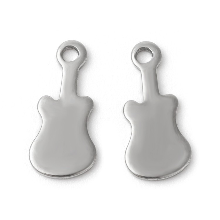 ZAW1112 Zawieszka blaszka gitara do grawerowania stal nierdzewna