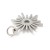 ZSS302 Zawieszka do biżuterii stal nierdzewna słońce 14x18mm