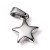 ZSS306 Zawieszka do biżuterii stal nierdzewna gwiazda 10x13mm