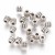 PRM649 Przekładka metalowa ozdobna walec 4x3,9mm 10szt stare srebro