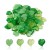 FRO35 Koraliki frost akrylowe listki 100szt zielone mix