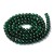 CRA162 Koraliki szklane crackle spękane 8mm sznur 115szt zielone