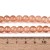 CRA166 Koraliki szklane crackle spękane 8mm sznur 100szt j.łososiowe