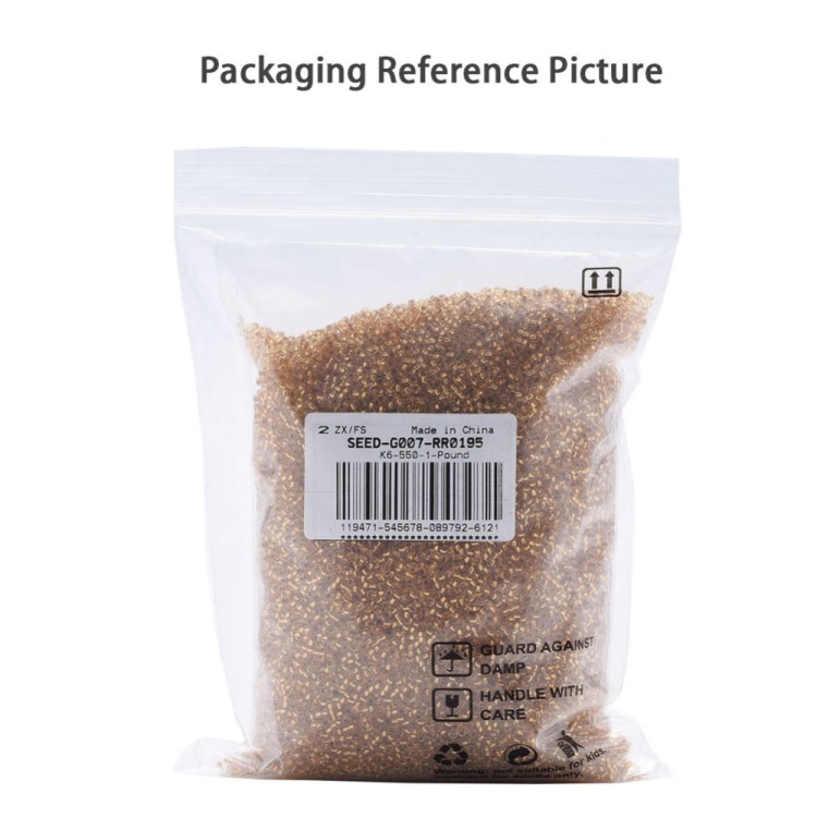 RA527 Koraliki szklane drobne seeds 8/0 okrągłe rokail 3mm 20g różowe perłowe