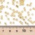 RA534 Koraliki szklane drobne seeds okrągłe rokail 3mm 20g j.złote lined