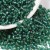 RA536 Koraliki szklane drobne seeds okrągłe rokail 3mm 20g szmaragdowe lined