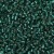 RA536 Koraliki szklane drobne seeds okrągłe rokail 3mm 20g szmaragdowe lined