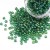 RA539 Koraliki szklane drobne seeds okrągłe rokail 3mm 20g zielone benzynka
