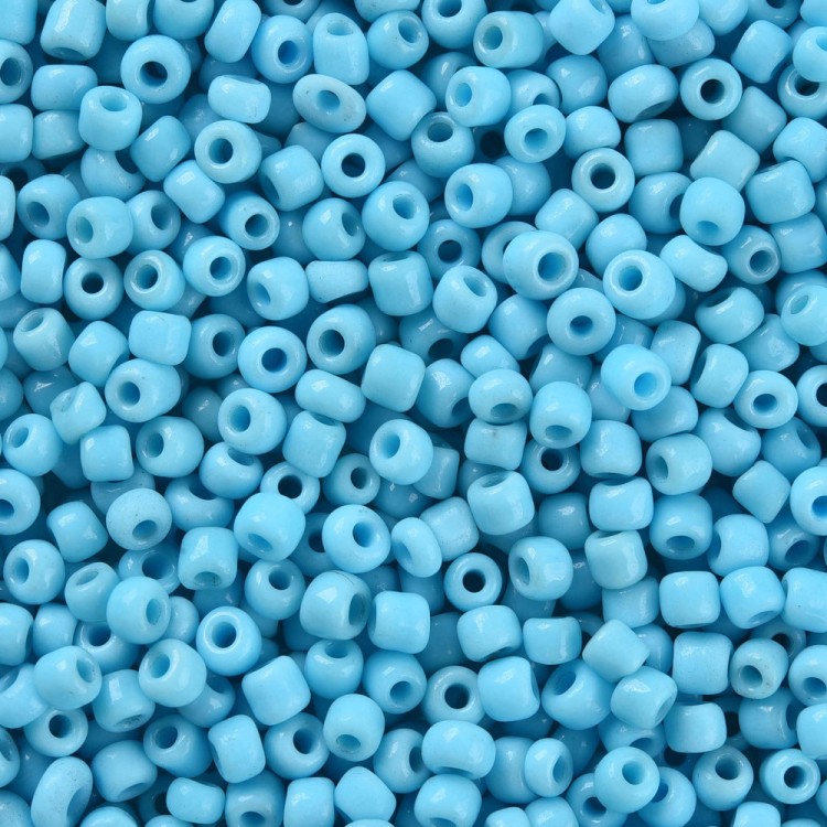 RA543 Koraliki szklane drobne seeds okrągłe rokail 3mm 20g niebieskie