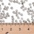 RA548 Koraliki szklane drobne seeds okrągłe rokail 2mm 20g srebrne metallic