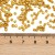 RA548 Koraliki szklane drobne seeds 12/0 okrągłe rokail 2mm 20g złote metallic