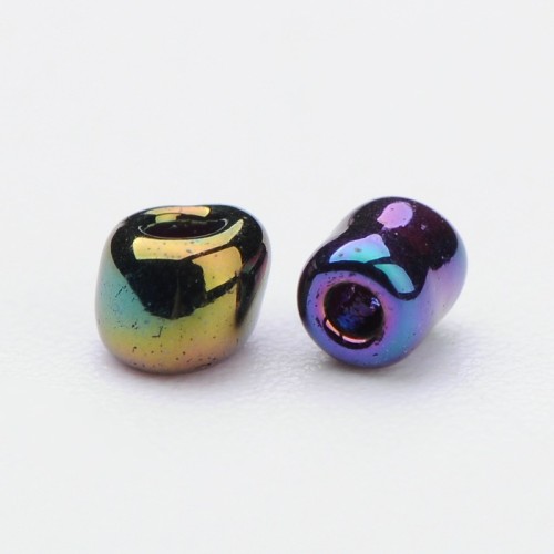 RA550 Koraliki szklane drobne seeds 12/0 okrągłe rokail 2mm 20g mix metallic