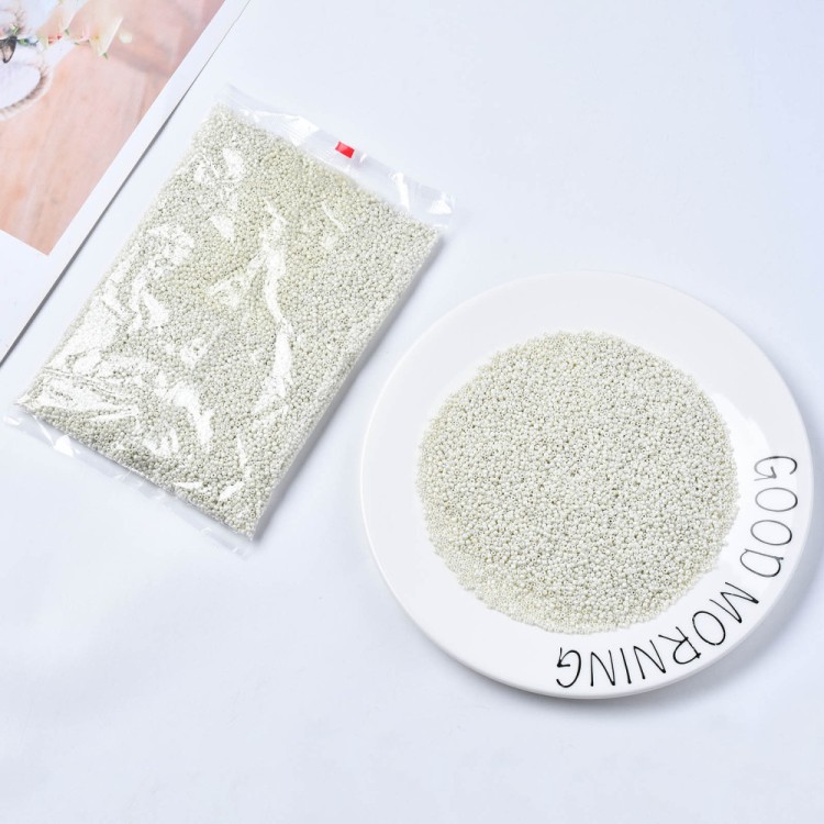 RA551 Koraliki szklane drobne seeds 12/0 okrągłe rokail 2mm 20g ecru perłowe