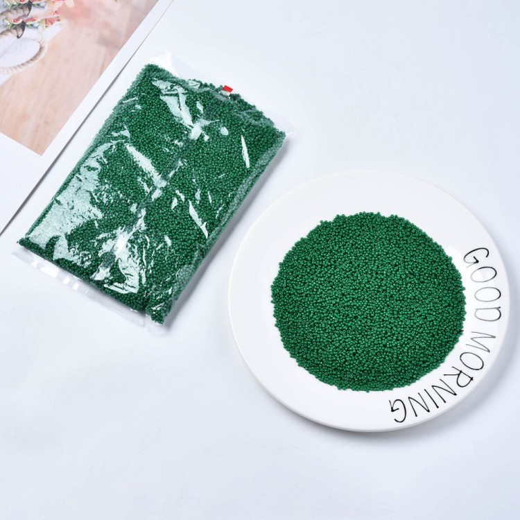 RA552 Koraliki szklane drobne seeds 12/0 okrągłe rokail 2mm 20g zielone