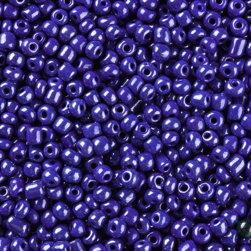 RA560 Koraliki szklane drobne seeds 6/0 okrągłe rokail 4mm 20g niebieskie perłowe