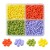 zra44 Zestaw koralików 3mm szklanych seeds rokail 800szt - mix kolor