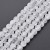 CRA177 Koraliki szklane crackle spękane 6mm sznur 65szt matowe crystal