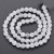 CRA177 Koraliki szklane crackle spękane 6mm sznur 65szt matowe crystal