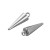 ZSS334 Zawieszka metalowa do biżuterii kolec kolce 5x16mm punk gothic stal nierdzewna