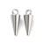 ZSS339 Zawieszka metalowa do biżuterii kolec kolce 5x13mm punk gothic stal nierdzewna