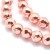 HEM97 Hematyt koraliki kule 3mm fasetowane grad. AAA rose gold