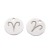 ZSS358 Zawieszka do biżuterii blaszka 12mm znak zodiaku baran stal nierdzewna